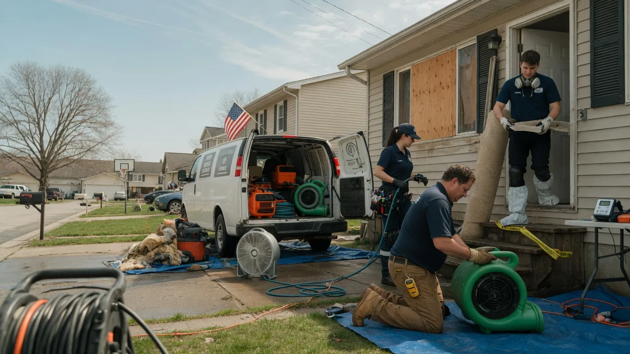 Water Damage Restoration in Cedar Lake, IN near me